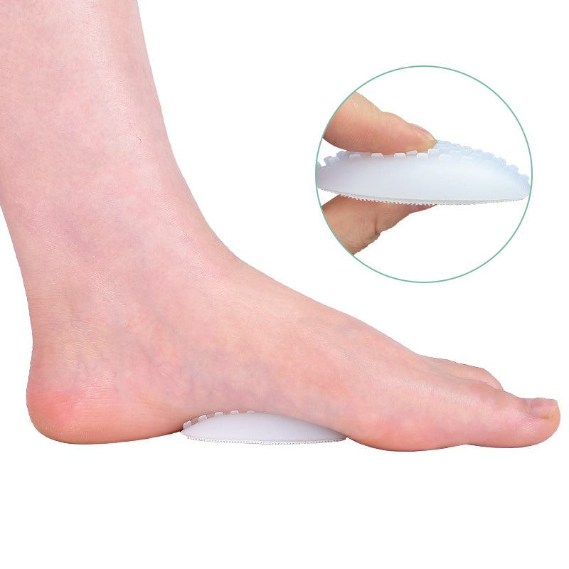 E02B Arch supports insoles for flat arch foot, silicone gel pads Velcro