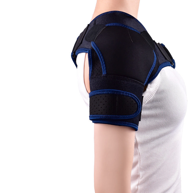 Customized adjustable shoulder support brace belt with pressure pad