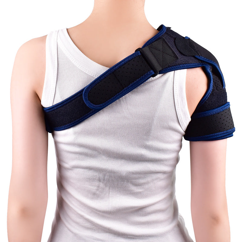 Customized adjustable shoulder support brace belt with pressure pad