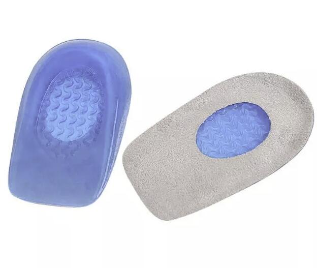 ZRWB04 silicone comform Gel Heel Cups Massaging Cushions for platar fasciitis