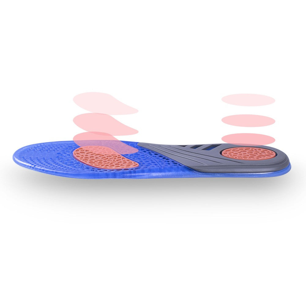 ZRWD20 Comfortable Breathable Silicone Shoe Insoles For Sports Running