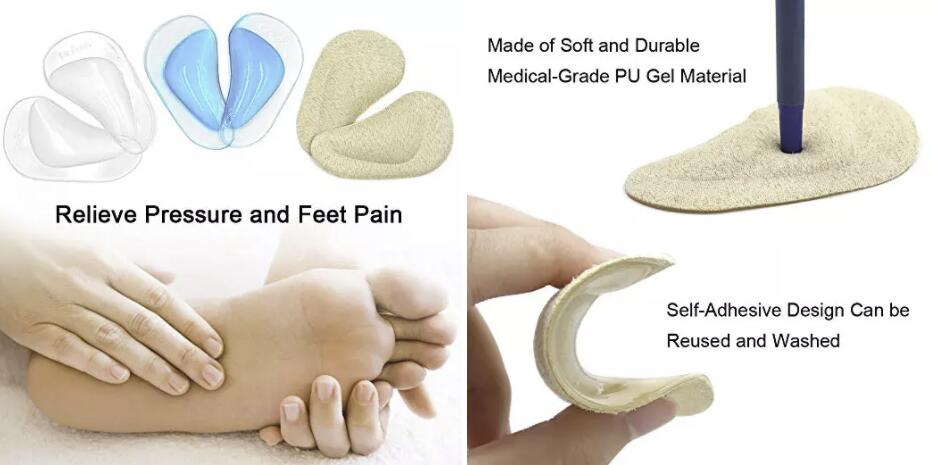 E07 Silicone arch support medical shoe insoles correcting flat feet for kids